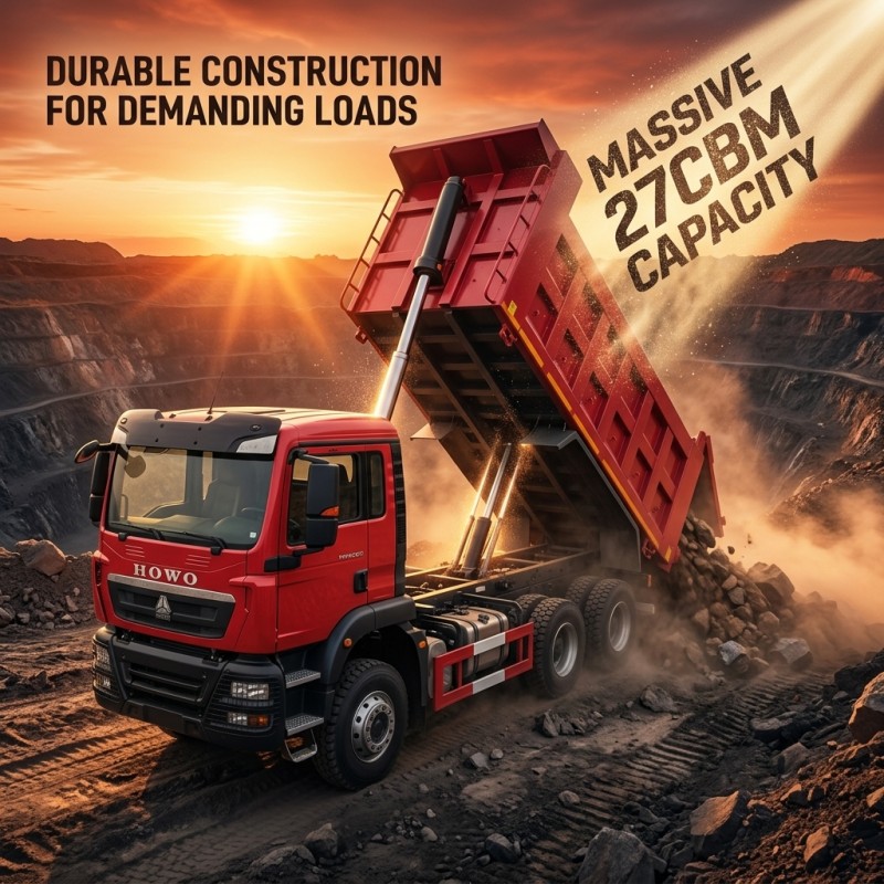 SINOTRUK 6*4 Tipper Truck for Euro 2 Emission Standard and Heavy-Duty Transportation