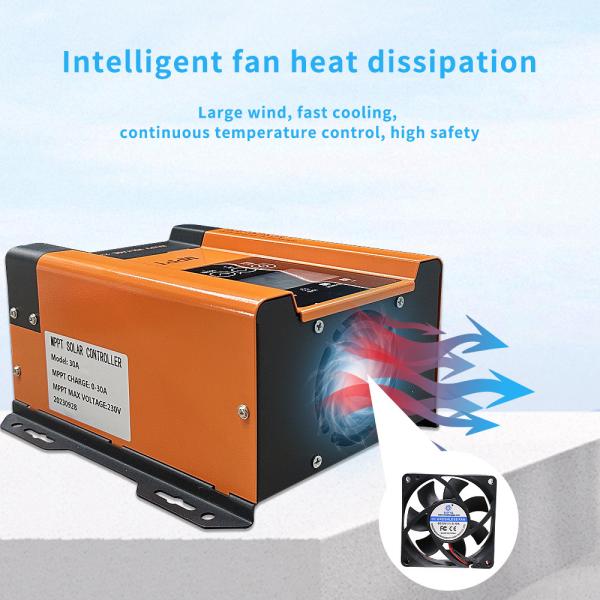 Contrôleur de charge solaire MPPT intelligent 60A 12V-96V avec protection contre la surtension