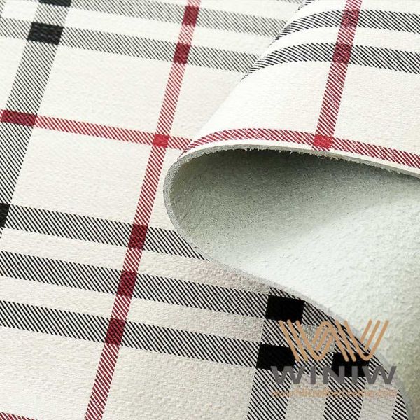 Regular Textured Faux Leather Fabric Synthetic PU Leather For Belt Bags