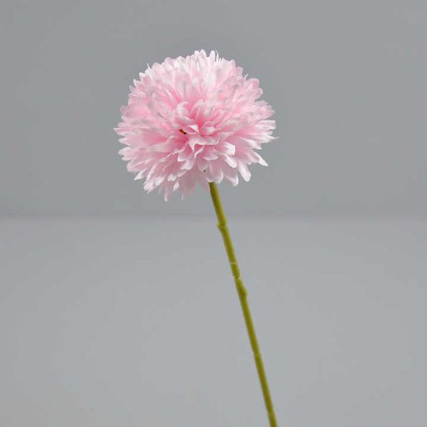 Hot Sale Artificial Single Chrysanthemum Branch Silk Marigold Ball PingPong Artificial Flowers Bulk Cake Wedding DecorDIY