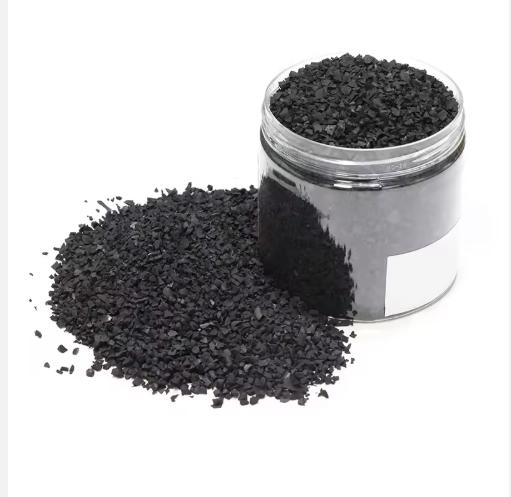 Granulés de caoutchouc SBR noir pour paillis, antidérapants, pour aires de jeux, miettes de caoutchouc pour le remplissage de gazon artificiel et terrains de sport