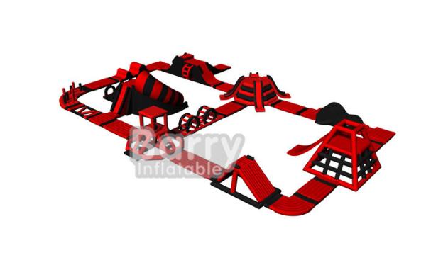 Sea /Lake/ Pool Inflatable Floating Water Park, Aquatic Sport Platform For Adult