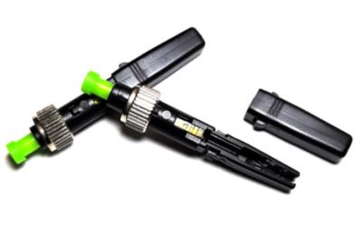 Fast Connector Plastic FC/UPC APC FTTH Fiber Optic Adaptor
