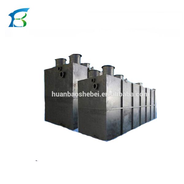 Hospital Sewage Water Treatment Septic Tank with Video Technical Support and BOD Removal