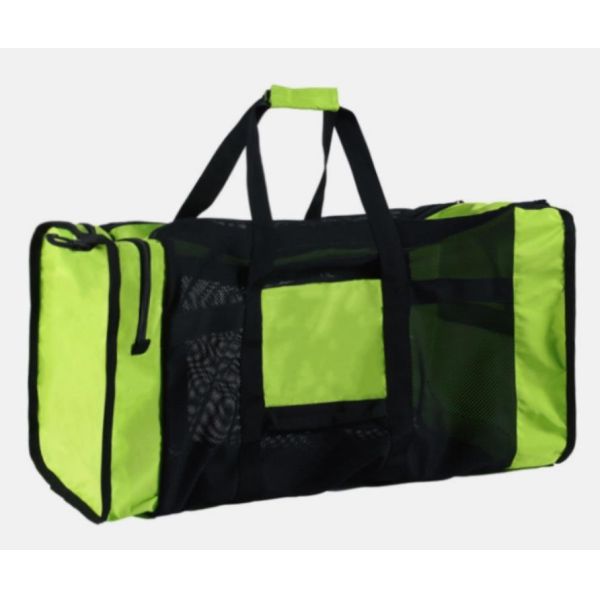 Nylon Polyester Fiber Scuba Diving Accessories Mesh Bag 80L Black Color
