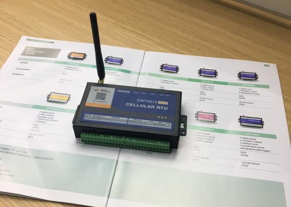 TCP IP Modbus RTU Gateway With SMS Update Setting Two Way Data Transmission