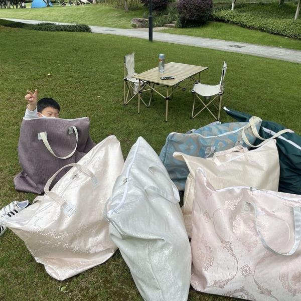 Extra-Large Thickened Moving Packing Bag Quilt Storage Bag Luggage Bag Cloth High-Value Hand-Carried Students Going Out