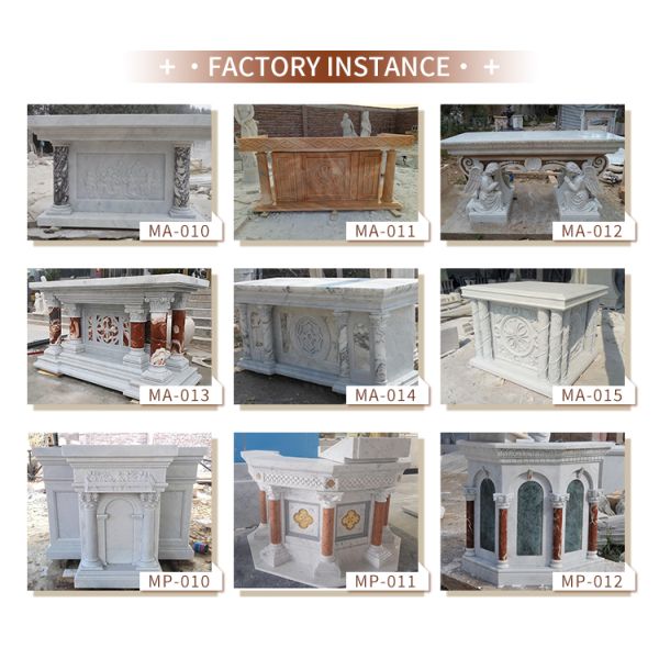 Marble Church Altar The Last Supper Relief Natural Stone Carving Catholic Religious Jesus Holy Tabernacle Large Luxury