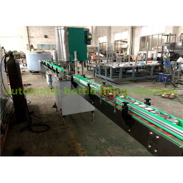 Liquid Beverage Automatic Can Filling Machine ,  Mango Juice Canning Machine