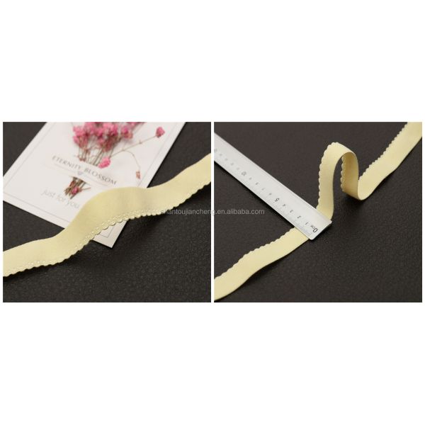 High Quality 19mm Bra Nylon Elastic Band Elastic Band Sexy Bra Straps Can Be Customized Shoes Webbing Garment Spandex / Nylon