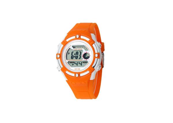 Girls Children'S Digital Watch LED Display Plastic Case With Alarm Function