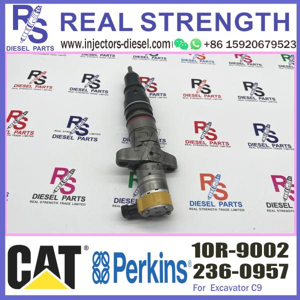 236-0957 injetor comum 254-4340 10R7222 387-9436 10R-9002 236-0957 da máquina escavadora C9 do injetor de combustível do trilho