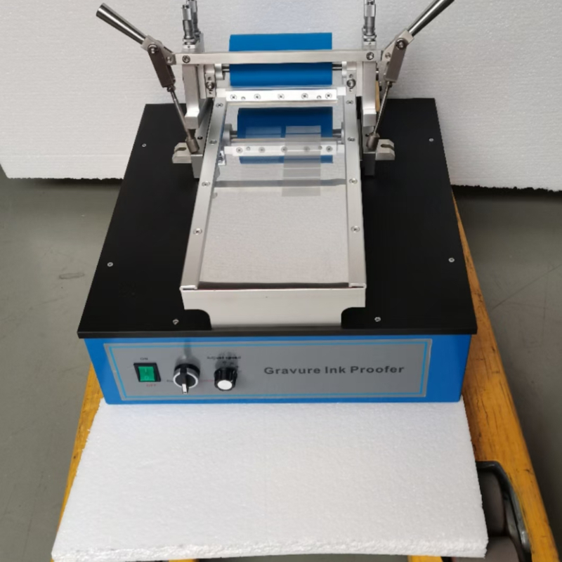 Printing Ink Proofing Machine with Adjustable Speed Customizable Width and Optional Silicone Rubber Roller for Ink Color Matching