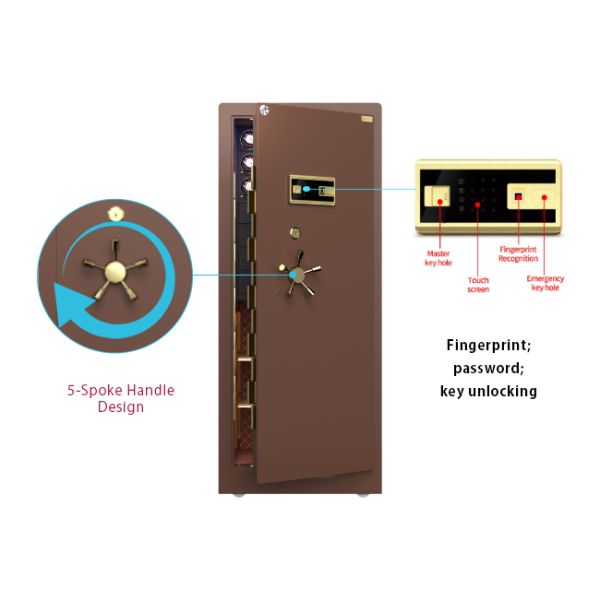 Solid Steel Jewelry Watch Winder Jewelry Safe Large for Home