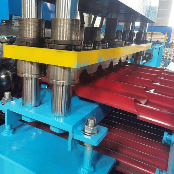 Three Layers Corrugated Trapezoid Steel Roof Roll Forming Machine Metal Iron Roofing Sheet Making