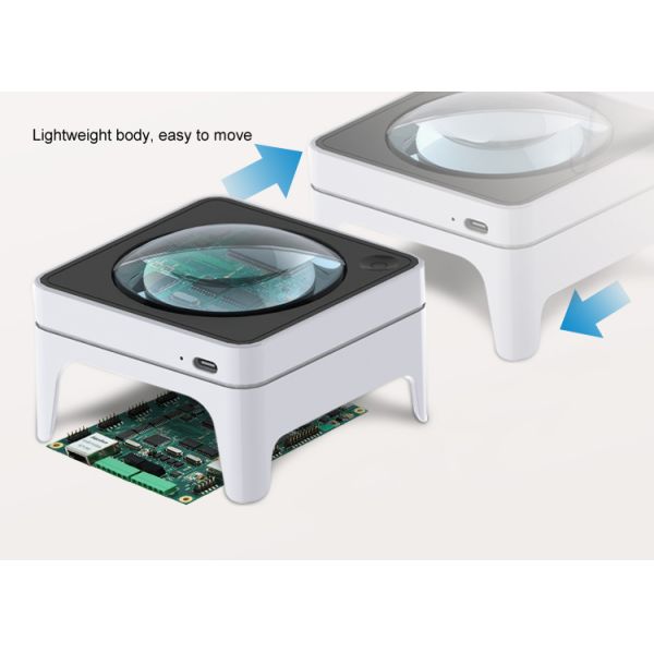 3X Magnification K9 Optical LensLed Industrial ABS Detection High Power Dome Magnifier