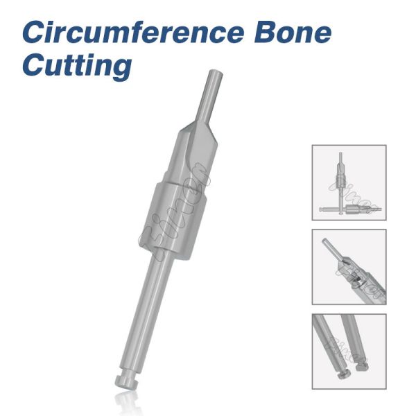Cortador de tecidos moles Profundidade Marcada Trefina Furação Corte Implante Dental Furação Cirúrgica