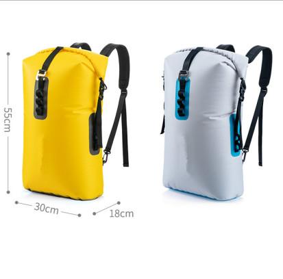 30L TPU Waterproof Backpack Dry Bag Hasp Closure For Camping Tent