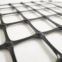 Polipropileno Geogrid biaxial do plástico dos PP para a base macia 50m da estrada do solo