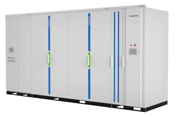 Gerador de Var estático SVG de 10 kV em ambientes fechados Tempo de resposta total < 5 ms Refrigeração por água / refrigeração por ar
