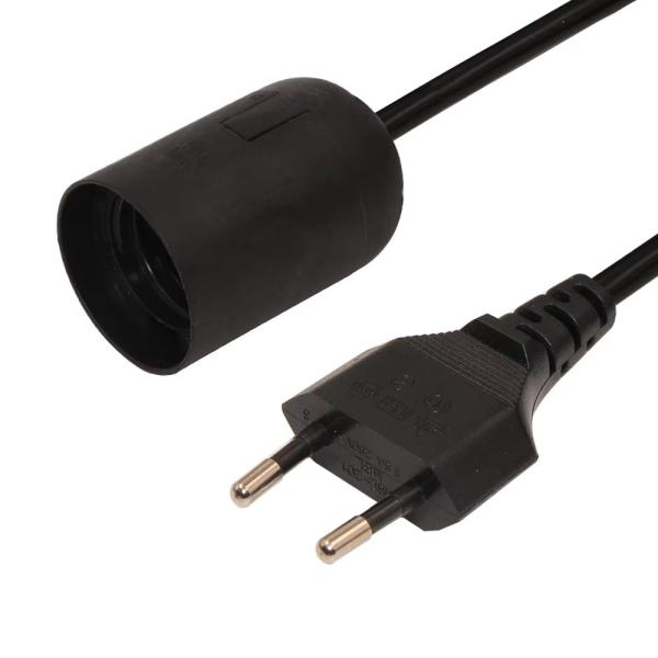 ヒマラヤ岩塩ランプ用調光可能 EUプラグ E27電球ホルダーケーブル