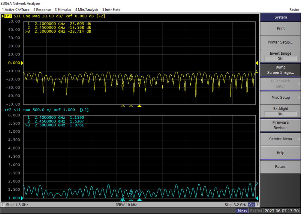 2.4 GHz Antenna de montaje magnético WIFI Antenna RG174 Cable 30x223