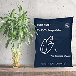 Corn starch Eco Bio Plant based PLA+PBAT Mailing Bag Waterproof Clothing Pouch Compostable Self-Seal Eco Express Bag