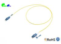 Duplex Switchable de Uniboot LC-LC do cabo de remendo da fibra da polaridade com cabo do remendo do Uni-tubo 2.0mm da manutenção programada da torneira do impulso/tração