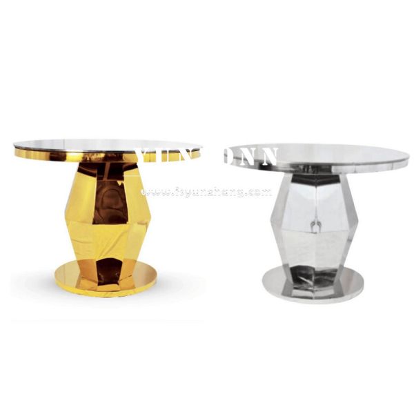 Tableau de gâteau de mariage en acier inoxydable