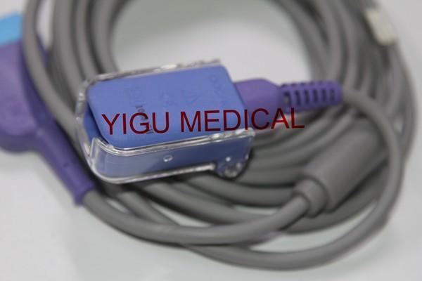 GE NELLCOR Cable de extensão de oxigénio do sangue PN LOT100817H ECG SPO2