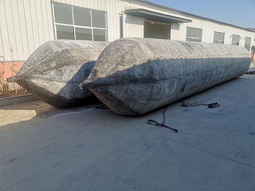 D1.8m X L10m 8 Layer Ship Launching Marine Airbags Vulcanized Integrated