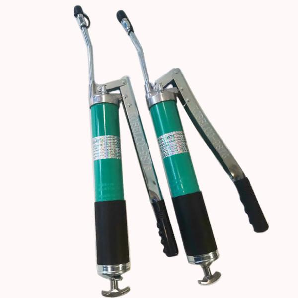 Single Double Rod Lever Operated Grease Gun 600cc Hand Held High Pressure