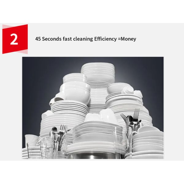 Freestanding Automatic Dishwasher Machine Restaurant Hood Type