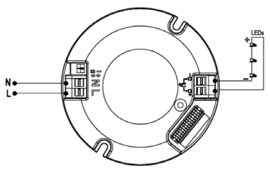 MLC09C-P Integration Of Microwave Motion Sensor And Daylight Sensor For LED Ceiling