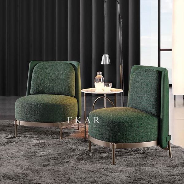 Living Room Metal Legs Contemporary Design Fabric Modern Sofa Set