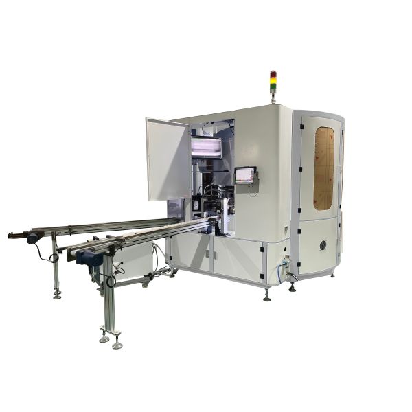 Servo Automatic Rotary Screen Printer Cylindrical Product 3 Color Screen Printing Machine