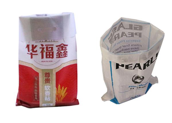 Gravure Printing Wpp Sacks Bopp Laminated Wpp Rice Bags Double Stitched Bottom