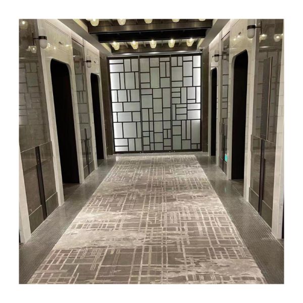 Machine Made 4m Flat Cut Nylon Wall to Wall Carpet for Commercial Flooring Fire Proof