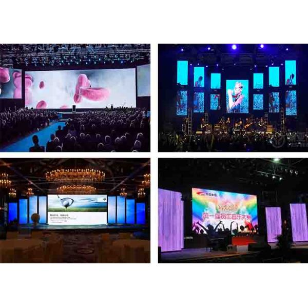 P3.91 Fine Pitch Stage Rental LED Screen , Wide Viewing Angle Good Heat Effect