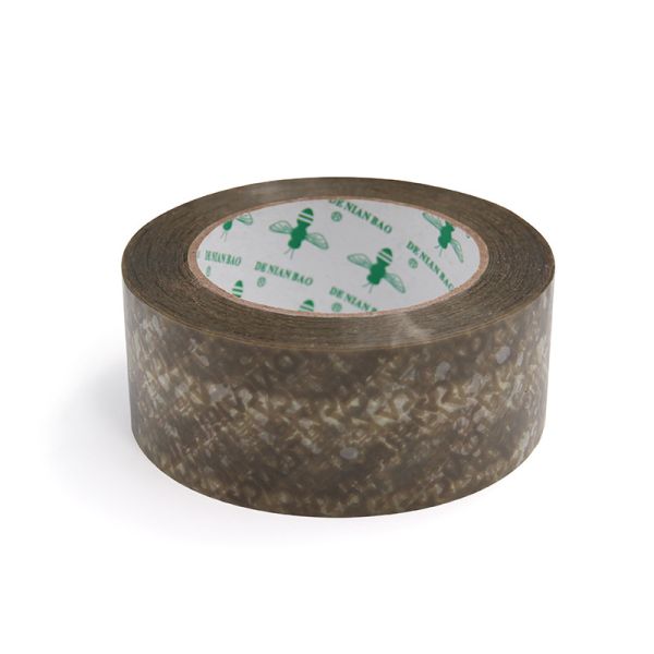 BOPP Желтовато-желтая упаковочная клейкая пленка односторонняя