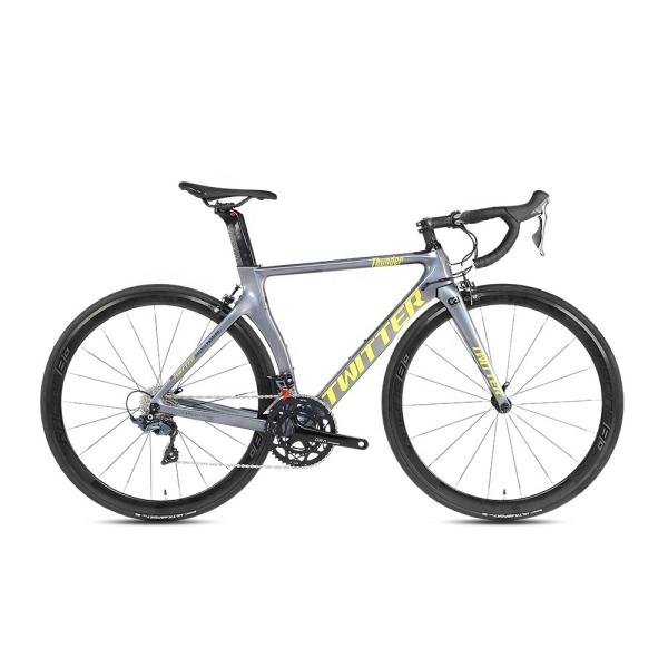 Gross Weight 14KG Road Bike V Brake 700c 25c Twitter Shimano Groupset Carbon Fibre Frame 22 Speed Bicycle for Men
