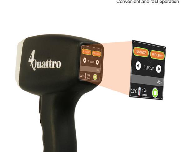4cm2 Stationary Trio Laser Hair Removal Machine Diode 755nm 808nm 1064nm Wavelengths