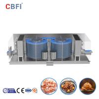 Refrigeração com Freão IQF Espiral de Congelamento Rápido 1000 kg por Hora Máquina de Congelamento da Indústria Alimentar