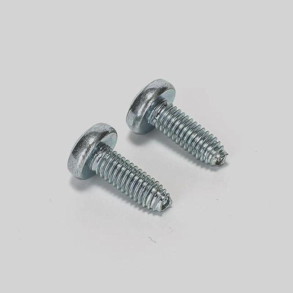 Thread Size M2 M10 Zinc Plate Pan Head Screw DIN7500 PE