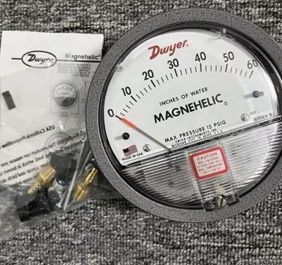 Alumínio 2060 original do calibre de pressão diferencial de Dwyer Magnehelic