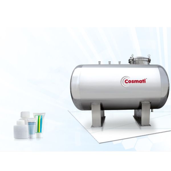 Industrial Customizable Stainless Steel Horizontal Storage Tank Chemical Pharmaceutical Food Processing