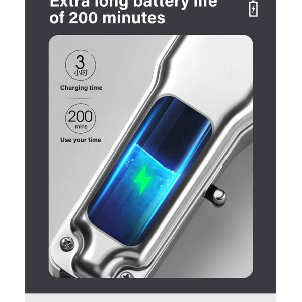 Low Noise Dog Grooming Kit Pet Clippers Cordless Electric Quiet Hair Trimmers Set