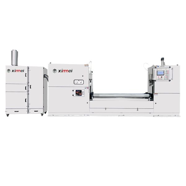 High End Polyurethane Cylinder Foam Cirular Peeling Machine Better Quality Cutting Winding Dust Collector In One