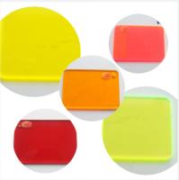Plexiglás de cor pastel luminoso folha acrílica 5mm espessura / 5mm folha acrílica fundida