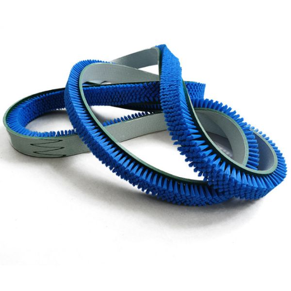 Customizable Industrial Endless Transmission Belt Nylon Steel Cleaning Polishing Roller Brush Nylon Bristle PP Material
